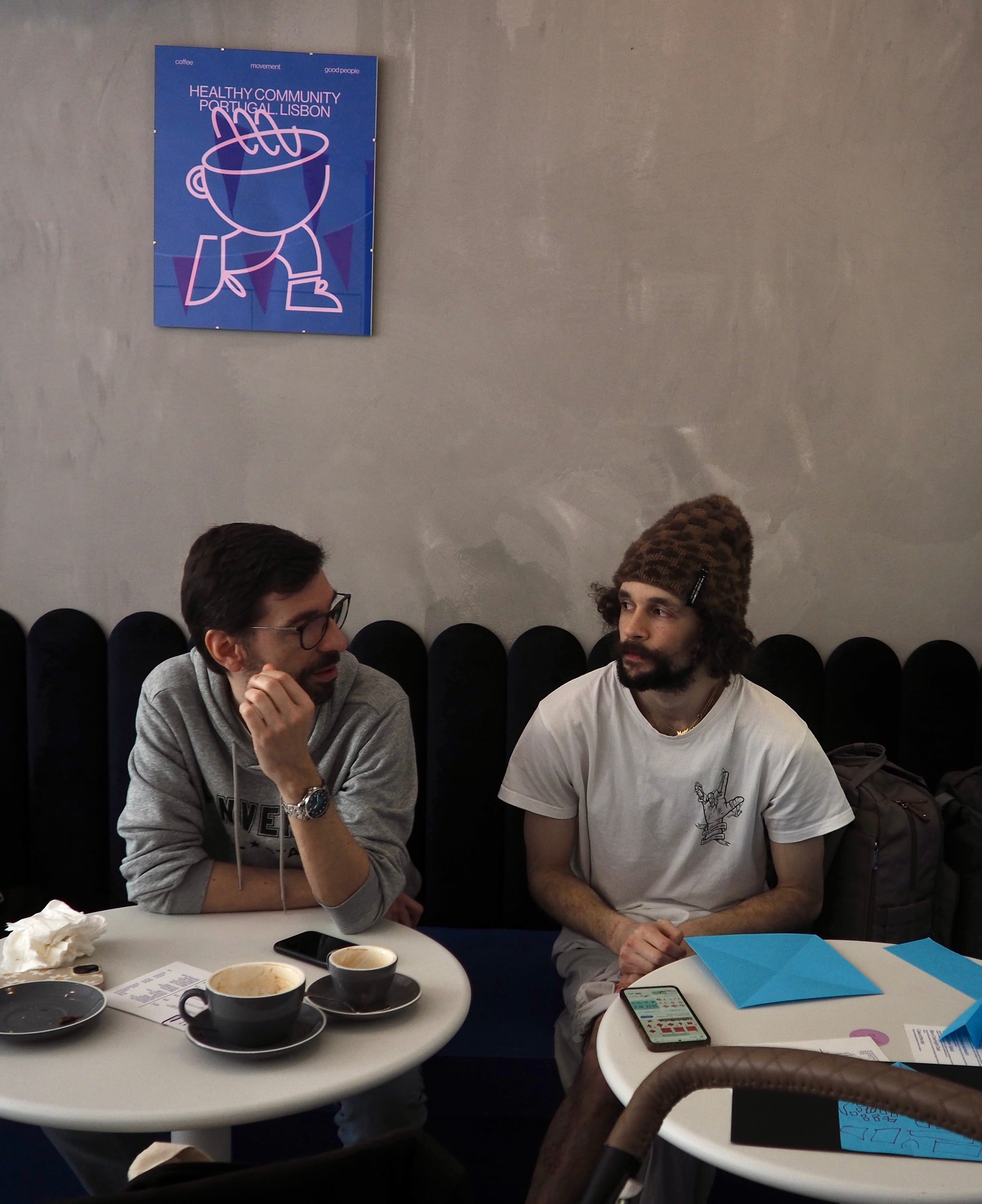 Parents with babies sharing tea and conversation after a Circle gathering